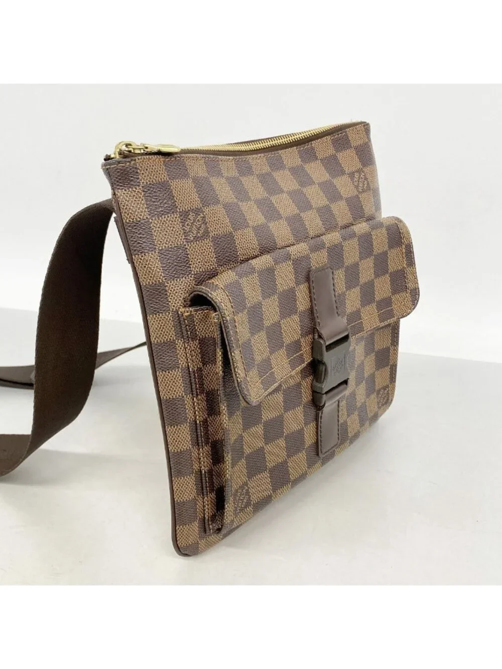 Louis Vuitton Shoulder Bag Damier Pochette Melville Ebene